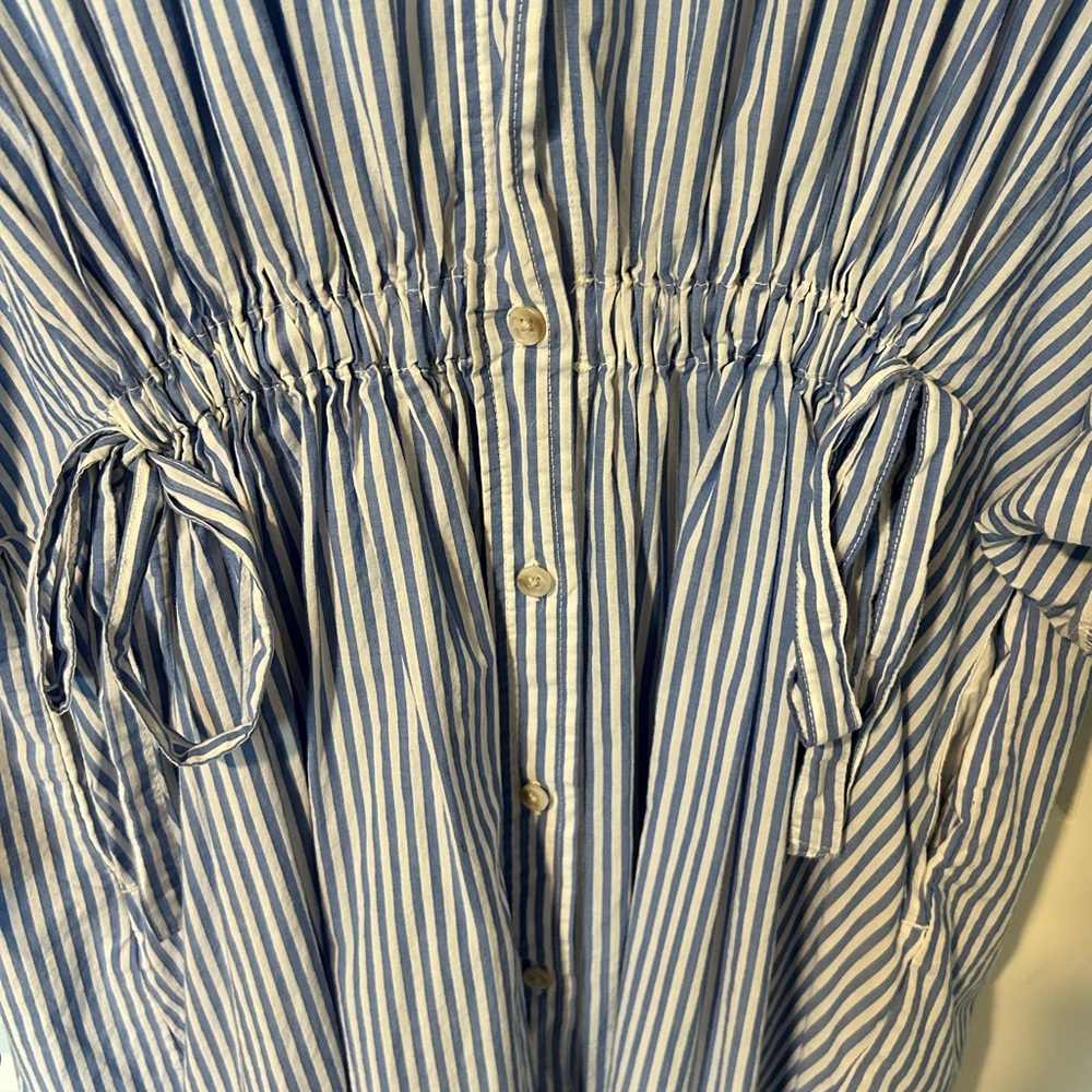 Universal Thread Light Blue Striped Long Sleeve D… - image 4